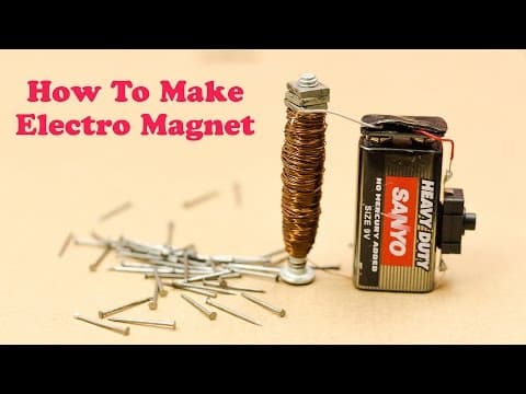 Science Fair Ideas - Electro Magnet