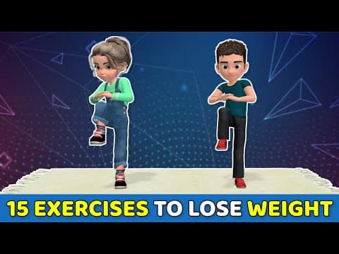 15 WEIGHT LOSS EXERCISES AT HOME – KIDS WORKOUT