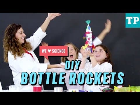 How to make plastic bottle rockets | Science Experiments for Kids