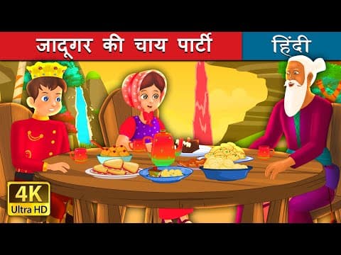 जादूगर की चाय पार्टी | The Magician's Tea Party Story in Hindi | @HindiFairyTales
