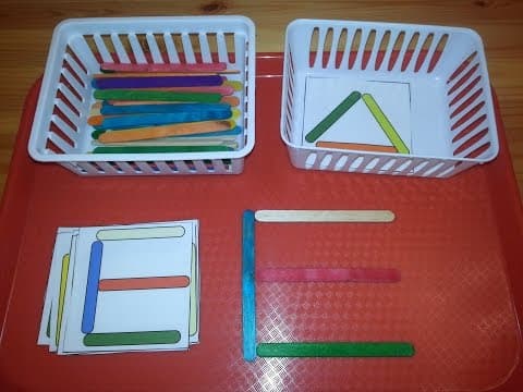 Popsicle Stick Logic Activity for Children