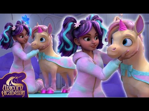 Baby UNICORN Care 101 🦄 (Caring for a REAL Baby Unicorn!) | Unicorn Academy | Cartoons for Kids
