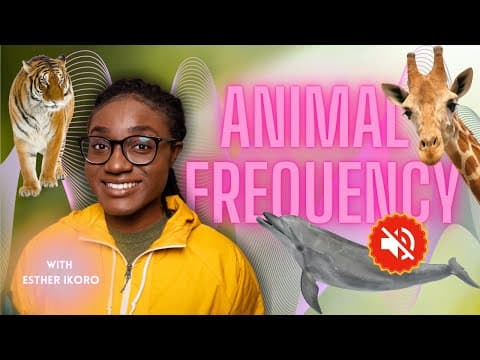 Nature Side Quest: Sound and Frequency in the Animal Kingdom - YouTube