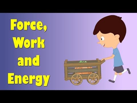 Force work and energy