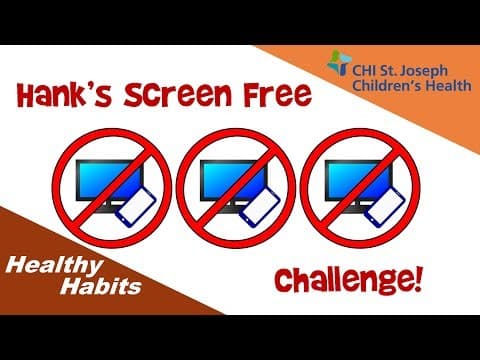 Healthy Habits with Hank - Screen Free Challenge