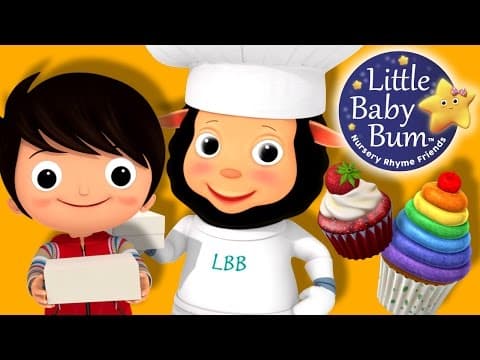 The Muffin Man | Nursery Rhymes for Babies by LittleBabyBum - ABCs and 123s