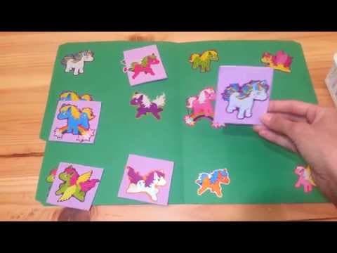 Pony Visual Discrimination File Folder Gamer