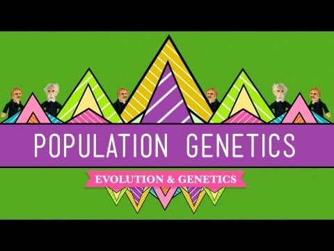 Population Genetics: When Darwin Met Mendel - Crash Course Biology #18 - YouTube
