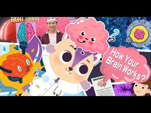 Biology | Journey to our Brain | Cerebrum, Cerebellum and Brainstem Explained | Science for kids