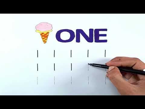 Tracing - how to write numbers 1 - 10 - tracing numbers 1 to 10 - kids writing practice for kids