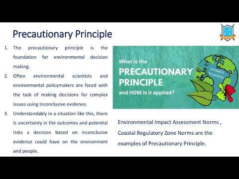 What is Precautionary Principle ? || Precautionary Principle అంటే ఏమిటి?