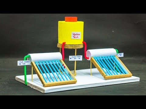 School Science Projects | Solar Water Heater