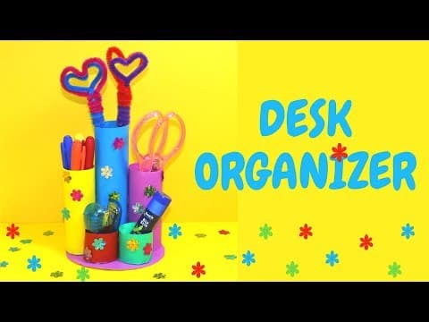 DIY Desk Organizer - Mothers Day Craft