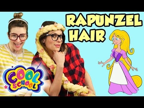 Rapunzel Hair DIY Braid! w/ Ms. Booksy and Crafty Carol | Cool School Arts and Crafts for Kids