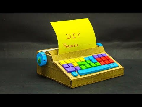 Science Projects | Typewriter Working Model