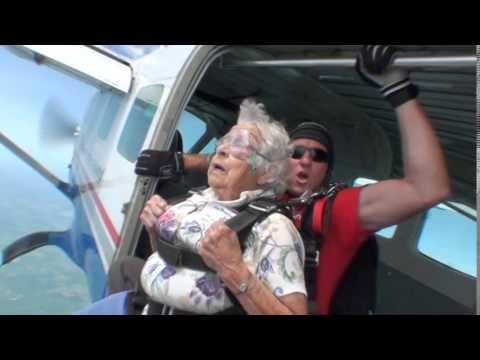 Skydiving at 90 years old!!