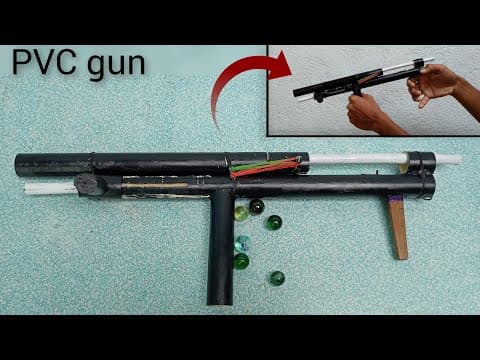 How To Make A PVC Gun|| Homemade Powerful Gun With PVC Pipe Easy