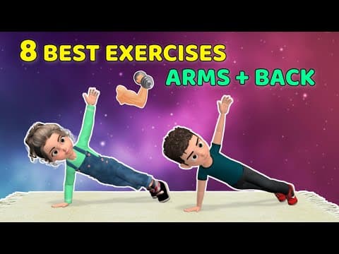 8 BEST KIDS EXERCISES FOR STRONG ARMS AND A STRAIGHT BACK