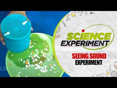 Science Experiment - 30 | Seeing Sound Experiment | Chemistry Experiment