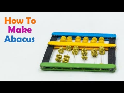 How To Make A Abacus For Kids