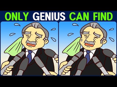 【Find the Difference】 If you can find them all in 90 seconds you have a smart brain!