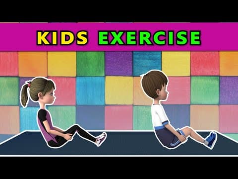 DAY 2: KIDS EXERCISE FOR BELLY & LEGS| Kids Exercise | Exercise Get Active AT Home