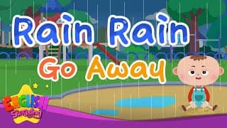 Rain, Rain, Go Away - Nursery Rhymes - Animation Kids song with Lyrics