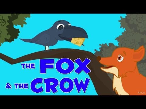 English Stories For Kids | The Fox And The Crow | Short Stories With Moral For Children