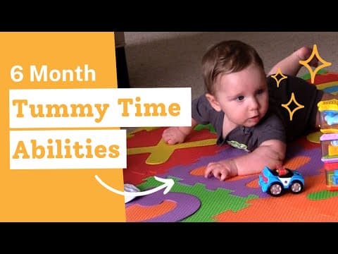 Tummy time abilities at 6 months
