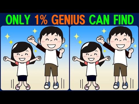 【Find the Difference】 Moderate difficulty! Find the difference in 90 seconds!