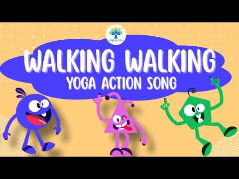 Walking Walking Song | Sing & Dance Along for Children | Yoga Music for Kids by Yoga Guppy