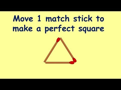 Match stick puzzle