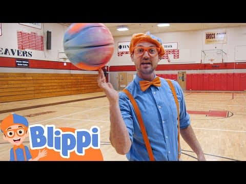 Learning sports for kids with blippi
