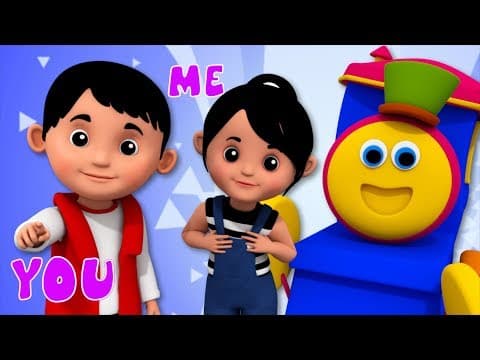 Pronoun Song-Learning Street With Bob The Train-Nursery Rhymes And Videos For Babies by Kids Tv