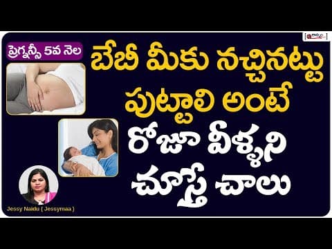 బేబీ మీకు నచ్చినట్టు పుట్టాలి అంటే రోజూ వీళ్ళని చూడండి - baby development in 5th month of pregnancy