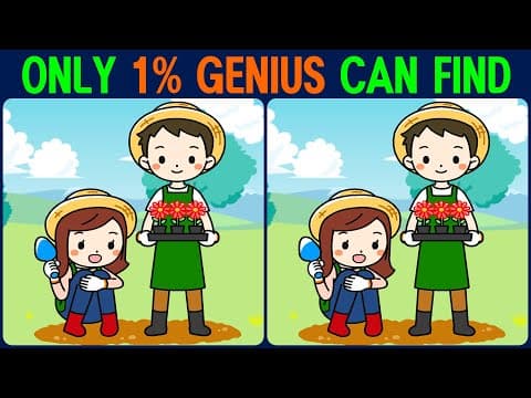 【Find the Difference】 99% of people can't find all the differences!