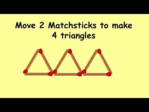 Match Stick Puzzles part 15 | Puzzles with Answer