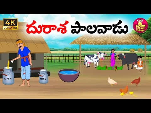 దురాశ పాలవాడు | Telugu moral stories | Telugu stories | Telugu Kathalu | Neethi kathalu