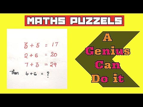 Maths puzzles - how to solve maths puzzles in telugu - easy methods to solve