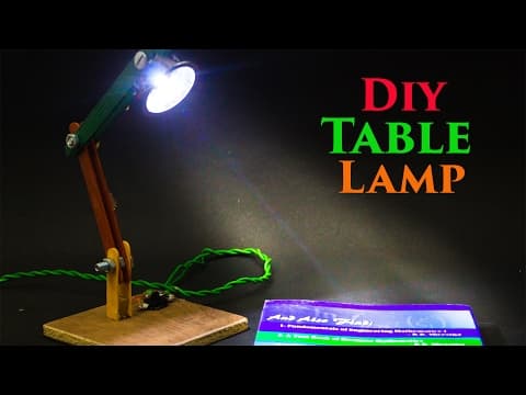 How To Make Mini Table Lamp