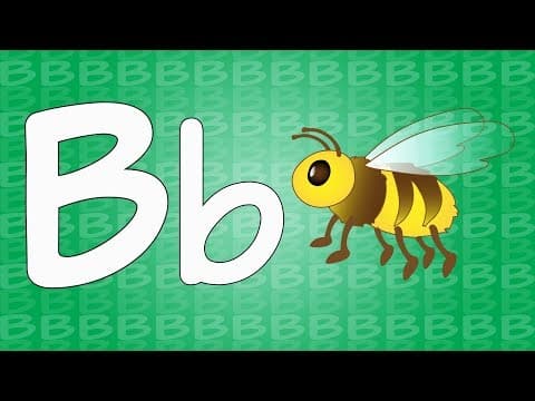 Letter b song for kids - words that start with b - animals that start with b