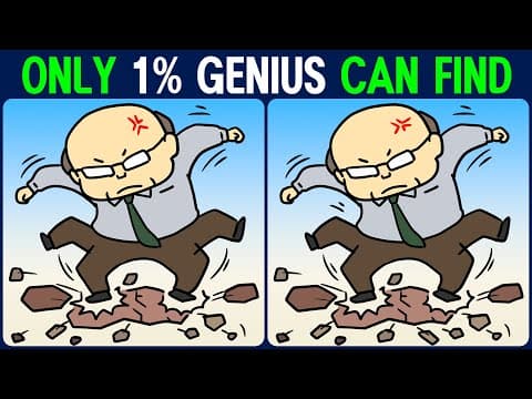 【Find the Difference】 Genius can find all differences!
