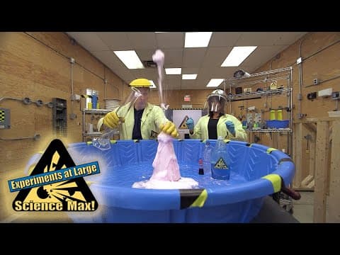 Making a Volcano with More Reactive Chemicals Maxed Out Experiments
