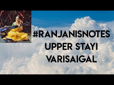 53 Mel / Upper Stayi Varisaigal 1-3 | Ranjani Mahesh | Veena tutorial | Learn veena
