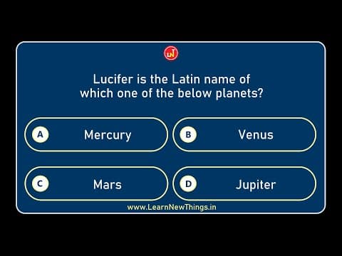 Space Quiz - Part 1 | 10 Questions | General Knowledge