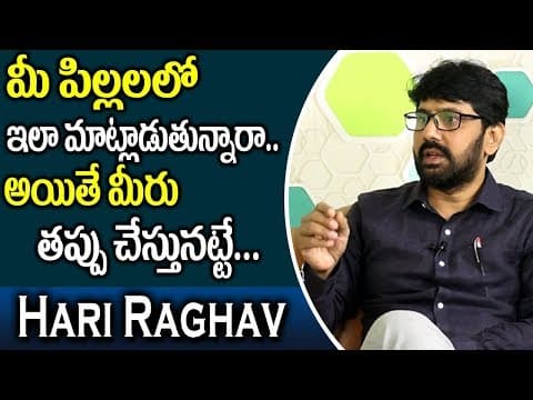 Importance of parent child communication - hari raghav