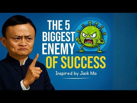 5 BIGGEST ENEMIES OF SUCCESS – Inspired by Jack Ma
