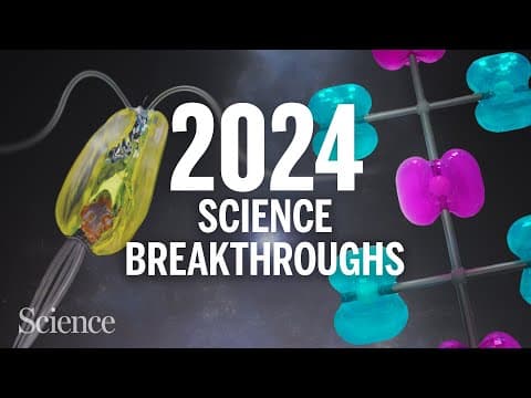 The biggest science breakthroughs