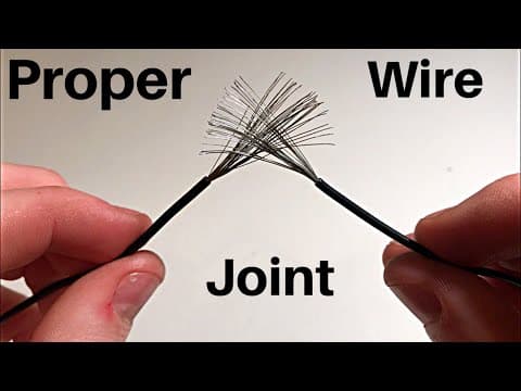 Proper Joint Of Electric Wire
