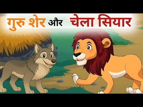 गुरु शेर और चेला सियार | Master Lion and Disciple Jackal | Guru Sher Aur Chelaa Siyaar